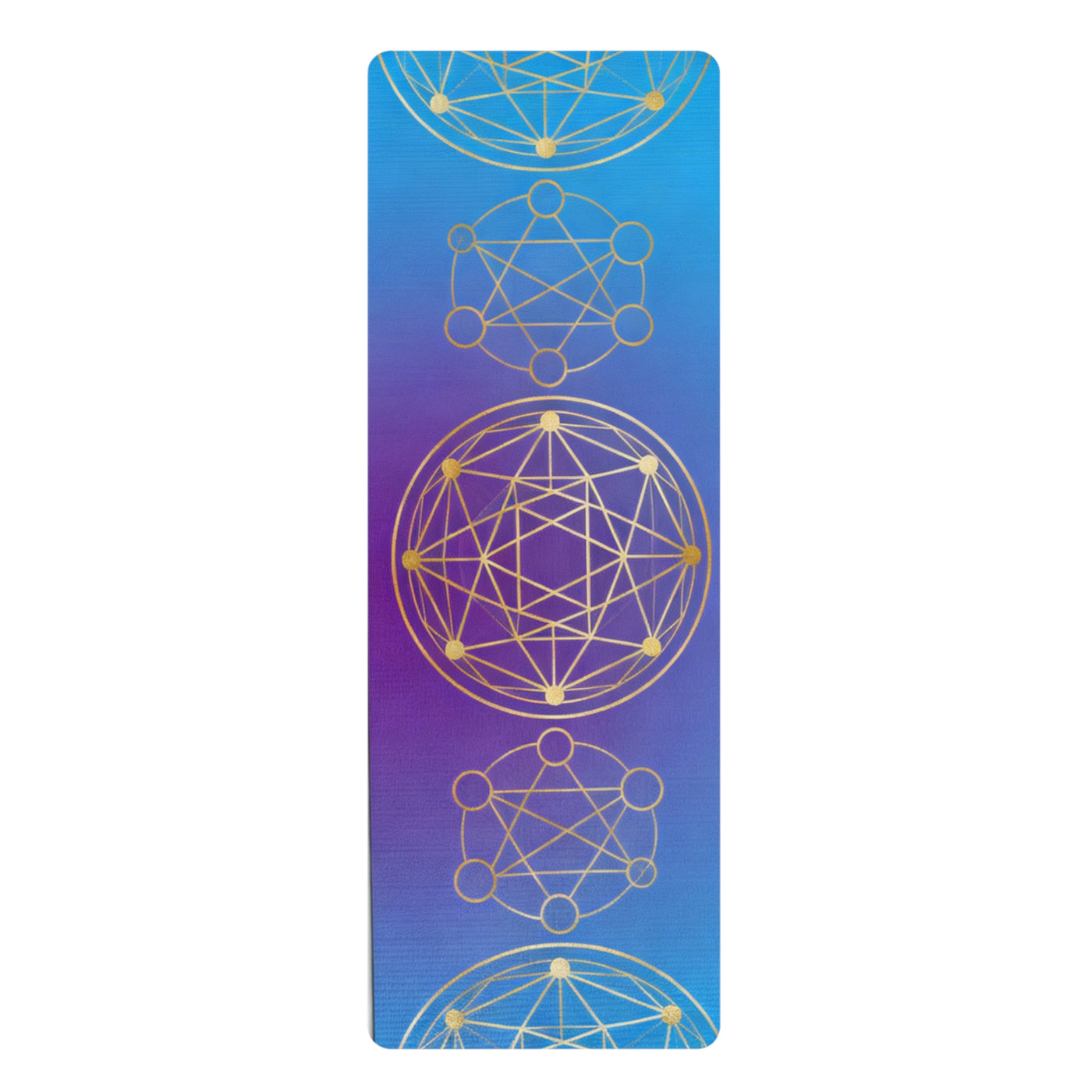 Metatron’s Cube Yoga Mat - Harness Divine Sacred Geometry with Metatron’s Cube Power