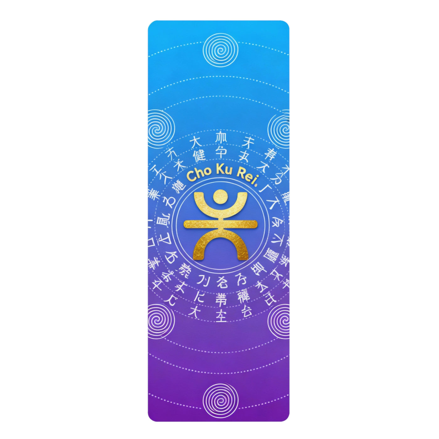 Premium Cho Ku Rei Reiki Power Symbol Yoga Mat - Harness Universal Energy with Cho Ku Rei Power